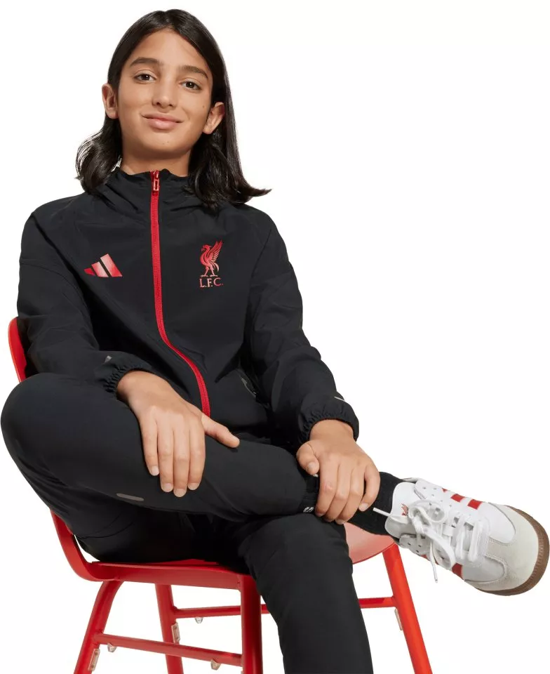 Τζάκετ με κουκούλα adidas Liverpool FC Tiro25 Competition Vis Tech Track Jacket Kids