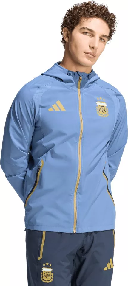 Jakna s kapuco adidas Argentina Tiro Travel Windbreaker
