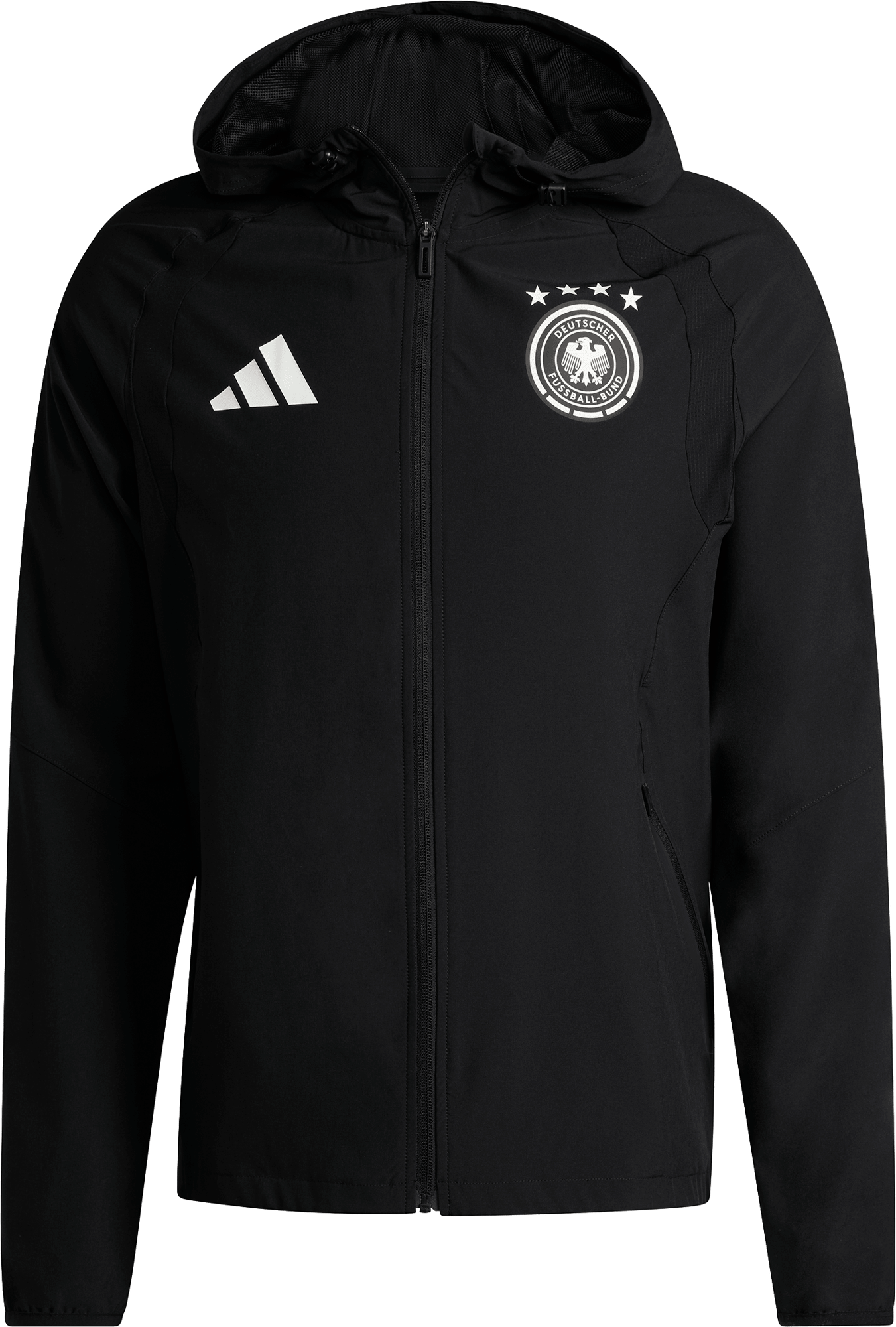 Hupullinen takki adidas Germany Tiro Travel Windbreaker