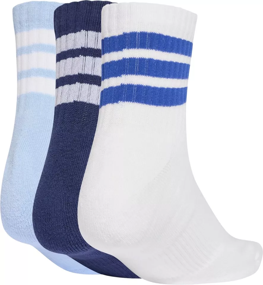 Sukat adidas Stripes Cushioned Mid Cut - 3 pairs