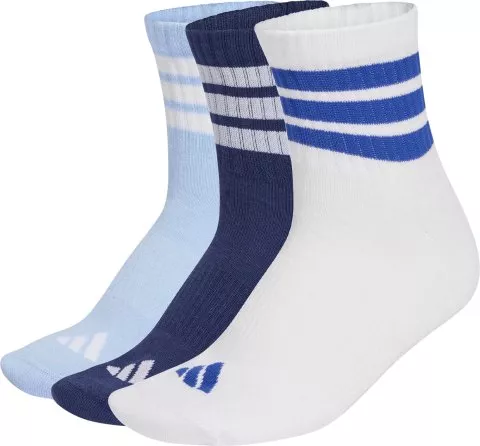 Stripes Cushioned Mid Cut - 3 pairs
