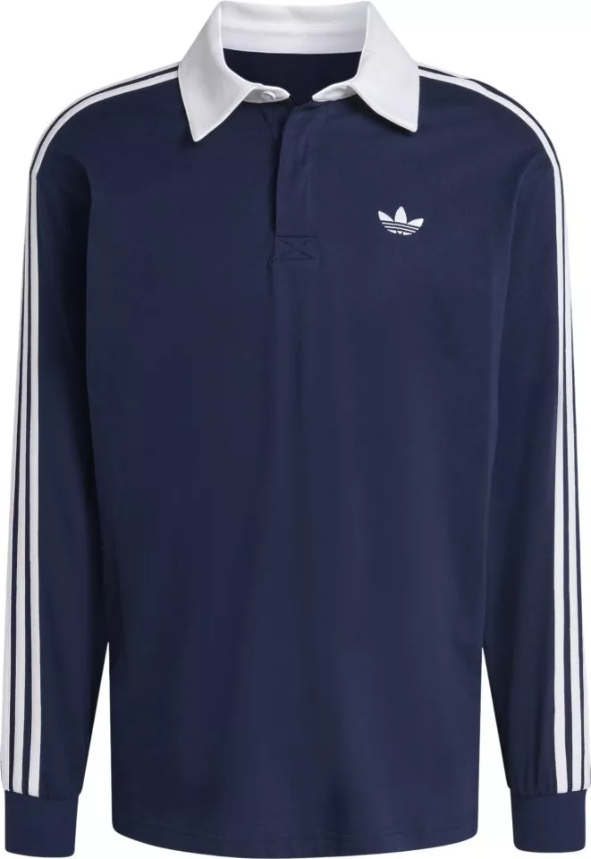 Majica z dolgimi rokavi adidas Originals 3 Stripes Longsleeve Polo