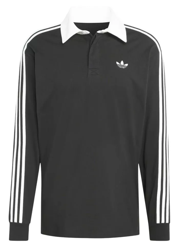 Pánské lifestyle polo tričko s dlouhým rukávem adidas Originals 3 Stripes