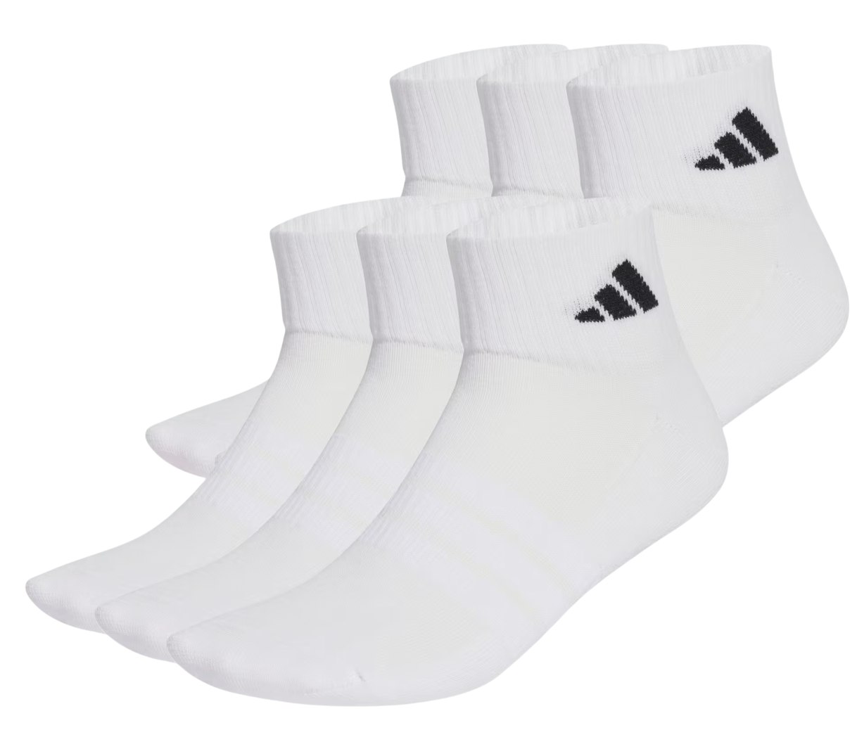adidas Ankle 6 Pack Sokken, XS, Wit