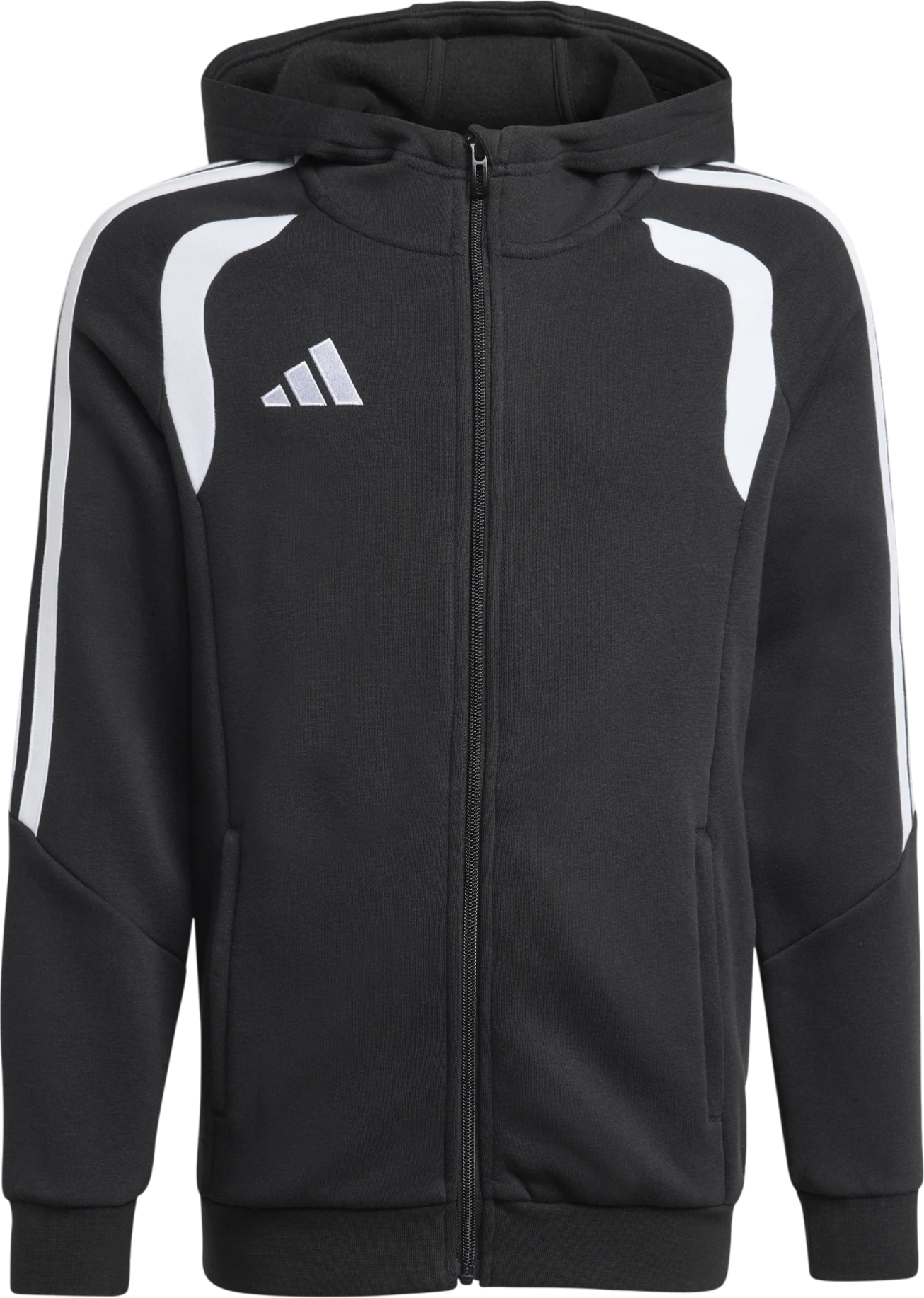 adidas Tiro 26 League Sweat Full Zip Kids Sweatshirt met capuchon, 4T(99-104cm), Zwart
