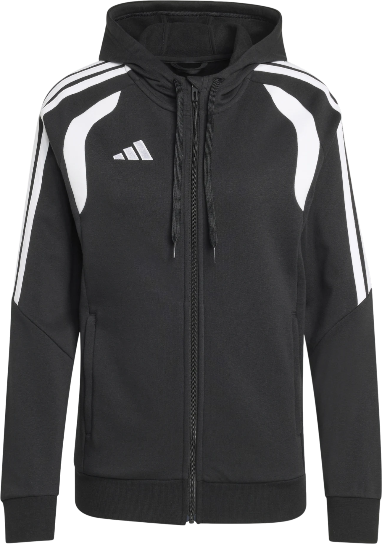 adidas Tiro 26 League Sweat Full-Zip Womens Sweatshirt met capuchon, XXS, Zwart
