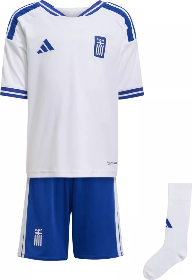Kit adidas Greece Home Set 2026 Kids