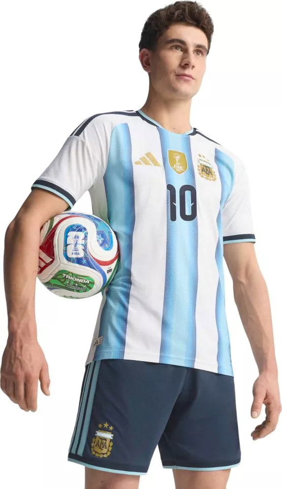 Pánský originální domácí dres s krátkým rukávem adidas Argentina Messi 2026