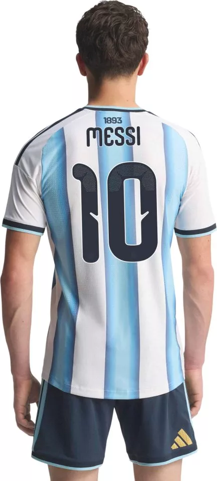 Pánský originální domácí dres s krátkým rukávem adidas Argentina Messi 2026