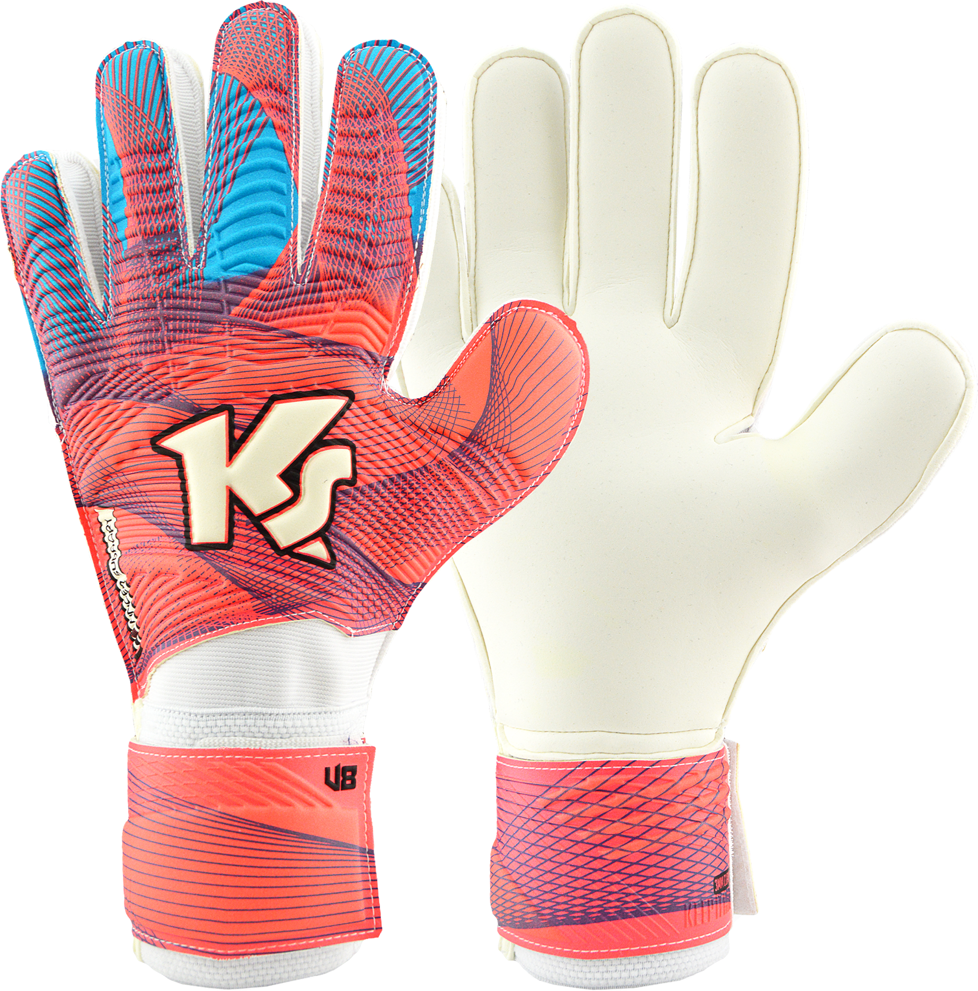 Luvas de Guarda-Redes KEEPERsport Varan8 Zone RC Finger Support Goalkeeper Gloves