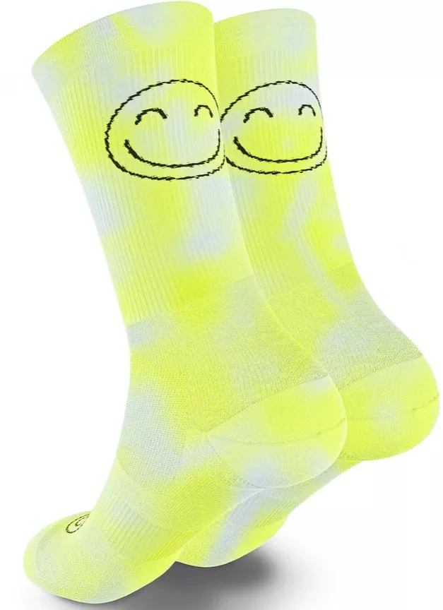 Skarpety HappyTraining Happy Basics Tie Dye Lime