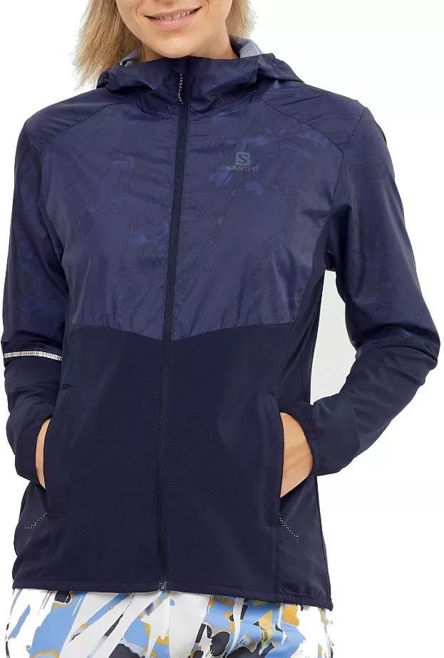 Hooded jacket Salomon AGILE FZ HOODIE W