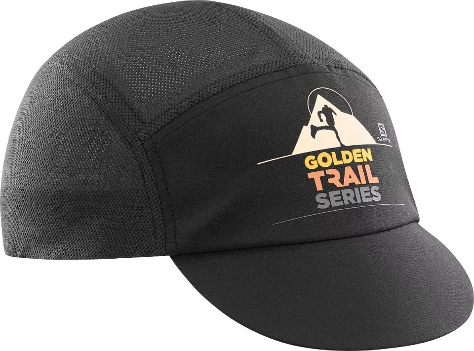 Kappe Salomon AIR LOGO-BLACK-Autumn Blaze golden trail