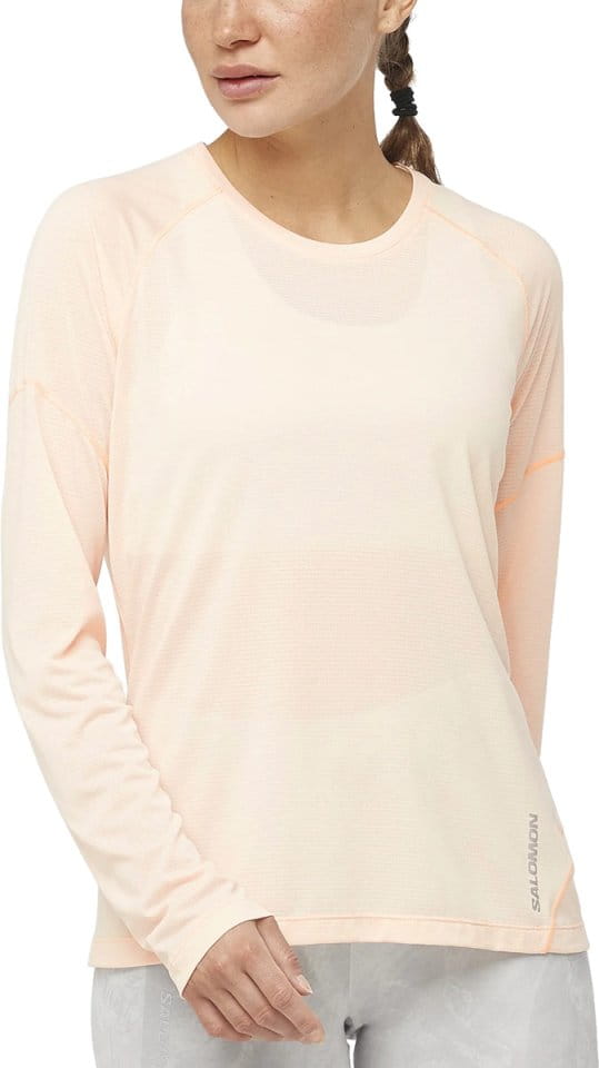 Μακρυμάνικη μπλούζα Salomon CROSS RUN LS TEE W