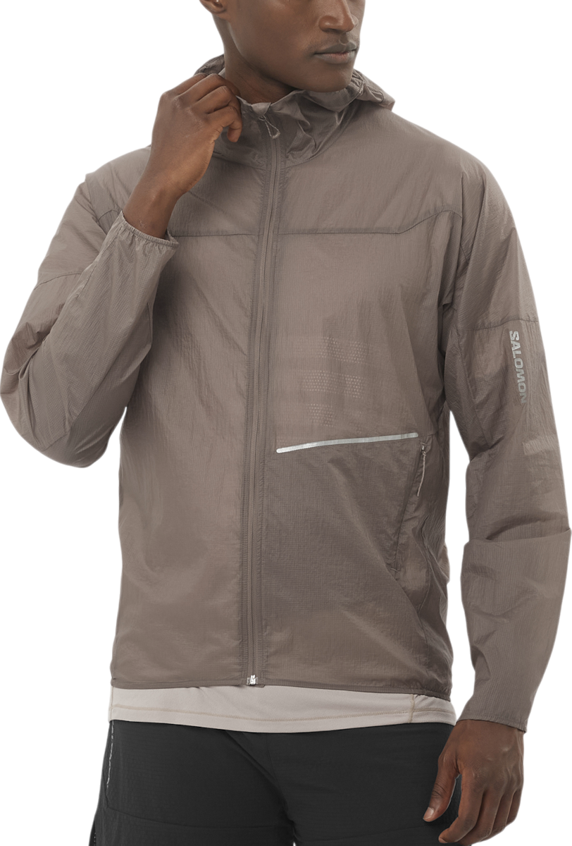 Bunda s kapucňou Salomon SENSE AERO WIND Jacket M