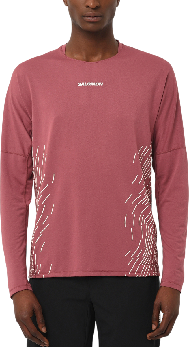 Тениска с дълъг ръкав Salomon SENSE AERO LS TEE GFX M