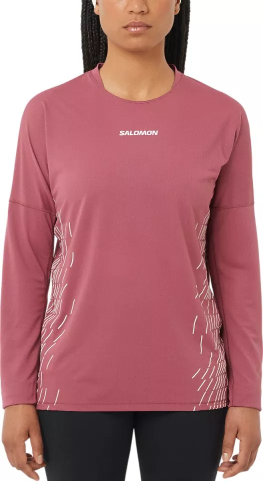 Langarm-T-Shirt Salomon SENSE AERO LS TEE GFX W