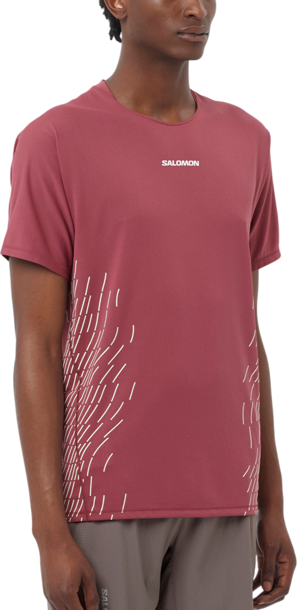 Salomon SENSE AERO SS TEE GFX M Rövid ujjú póló