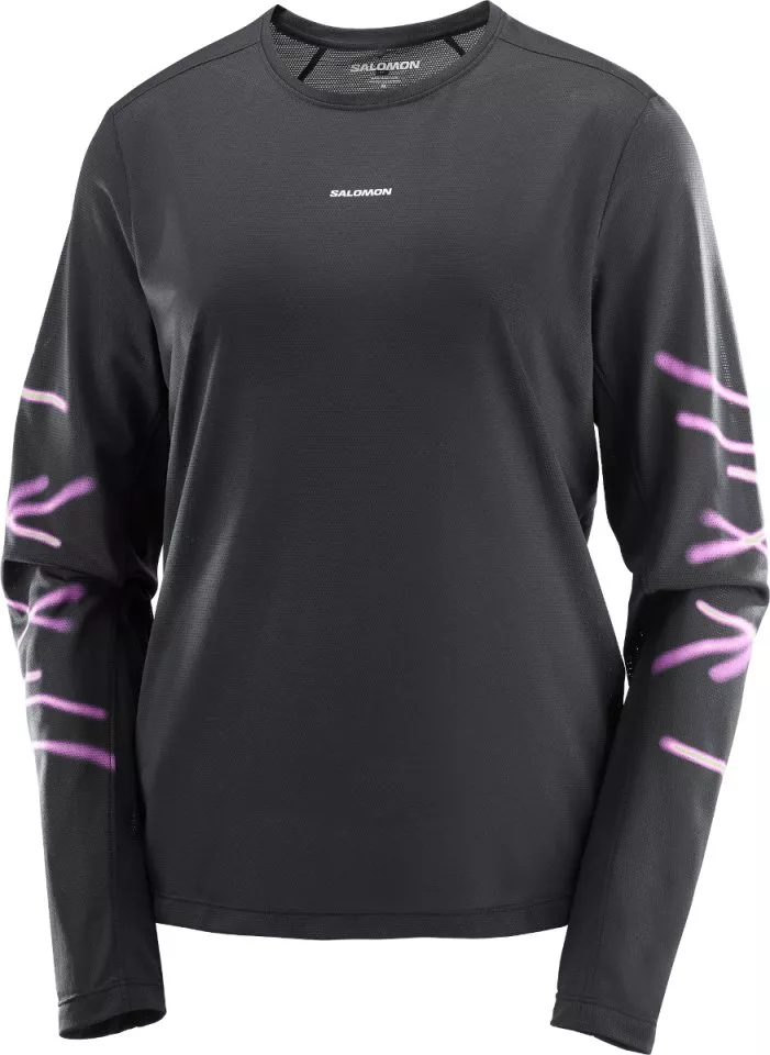 Långärmad T-shirt Salomon SHAKEout CORE LS TEE GFX W