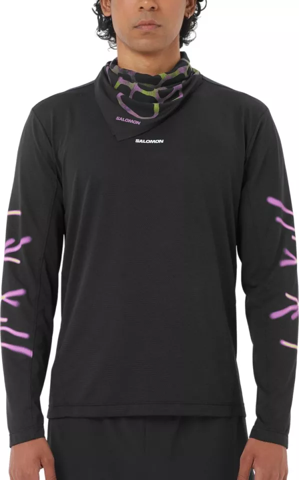 Langarm-T-Shirt Salomon SHAKEout CORE LS TEE GFX M