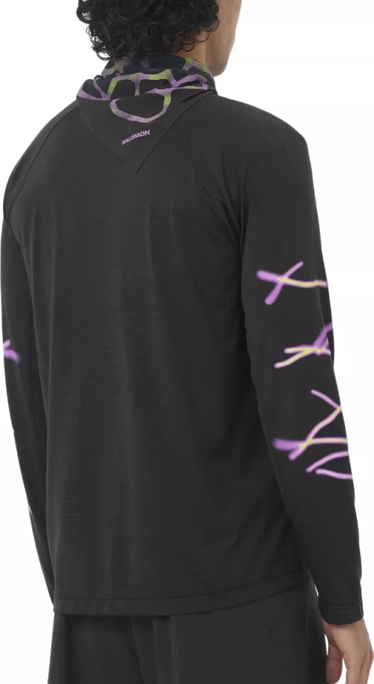 Langarm-T-Shirt Salomon SHAKEout CORE LS TEE GFX M