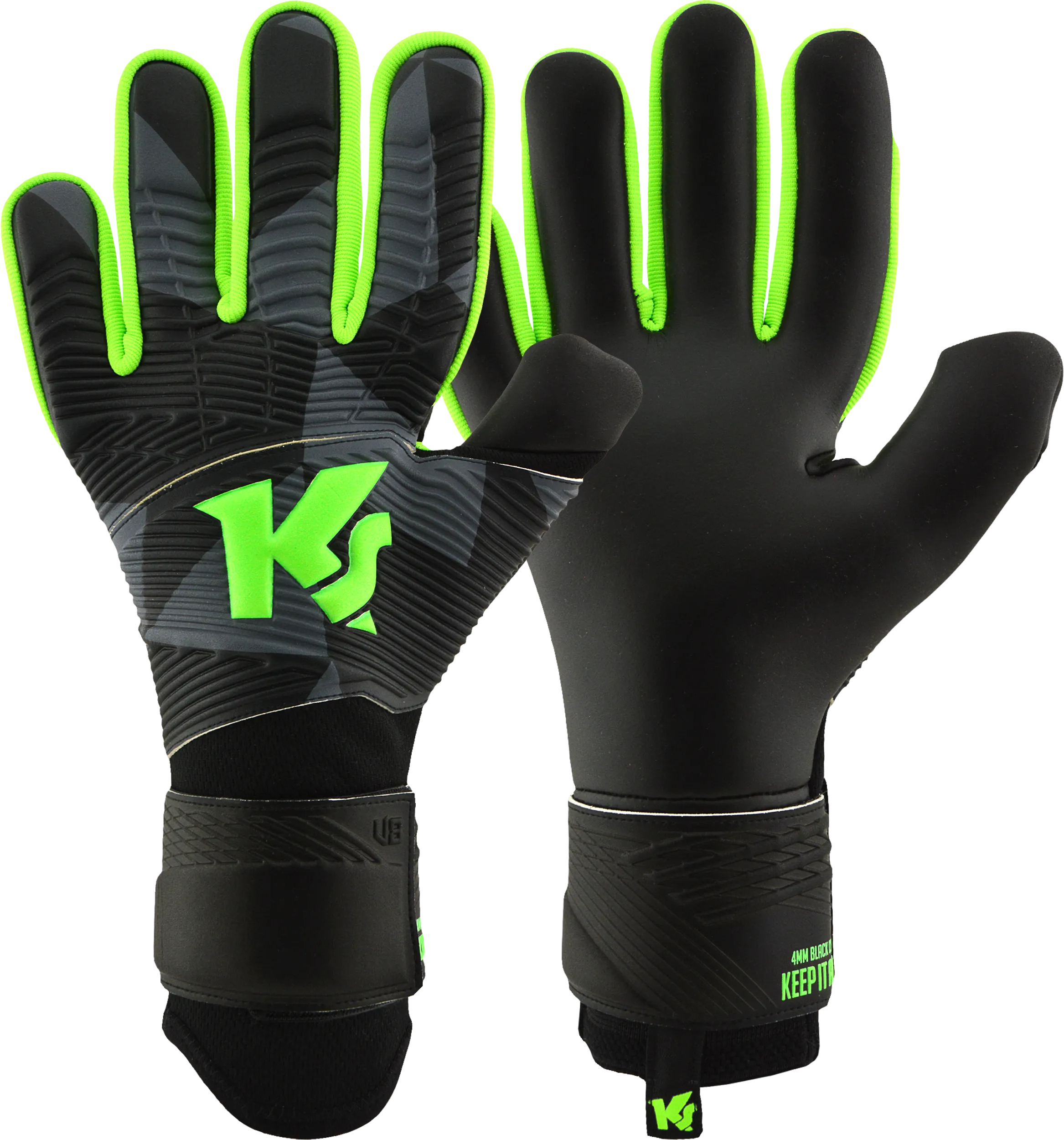 Luvas de Guarda-Redes KEEPERsport Varan8 Pro NC Demon Goalkeeper Gloves