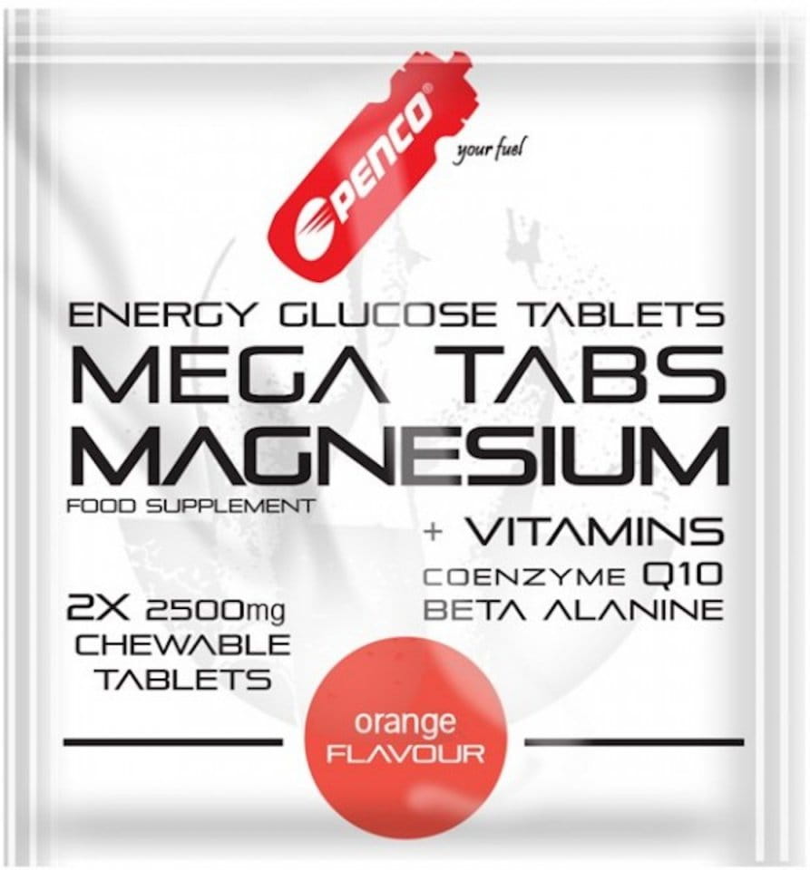 Compresse di magnesio PENCO MEGA TABS MAGNESIUM Compresse aspiranti da 2 pz