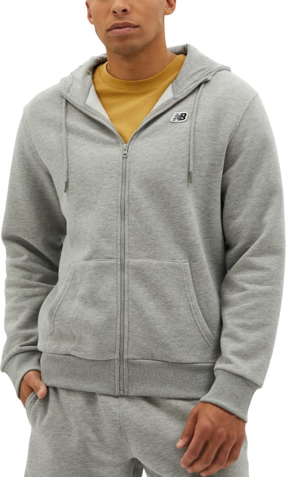 Bluza z kapturem New Balance Small Logo Zip Hoodie