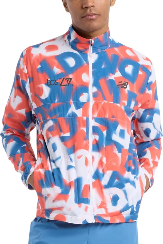 Casaco New Balance London Edition Printed Athletics Packable Jacket
