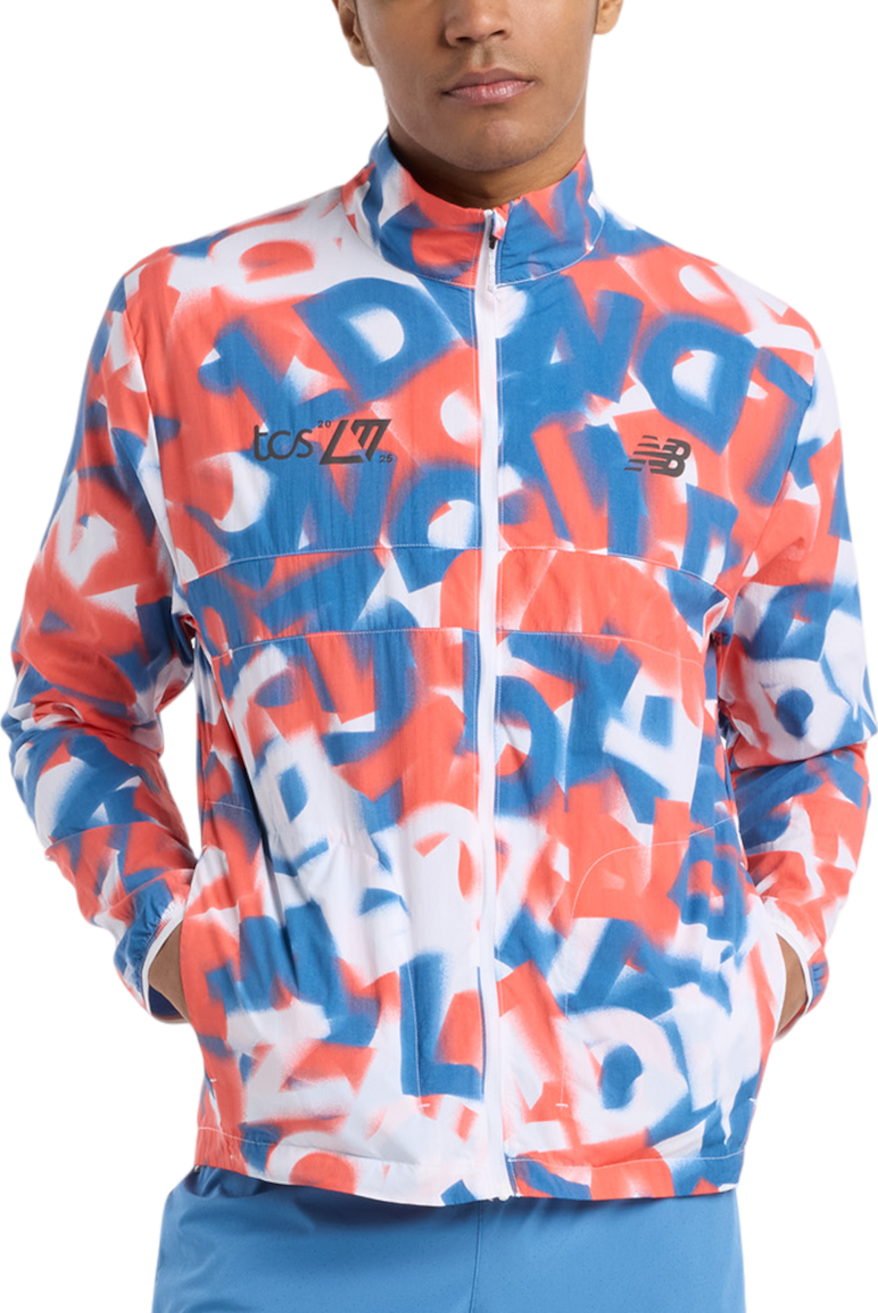 Casaco New Balance London Edition Printed Athletics Packable Jacket
