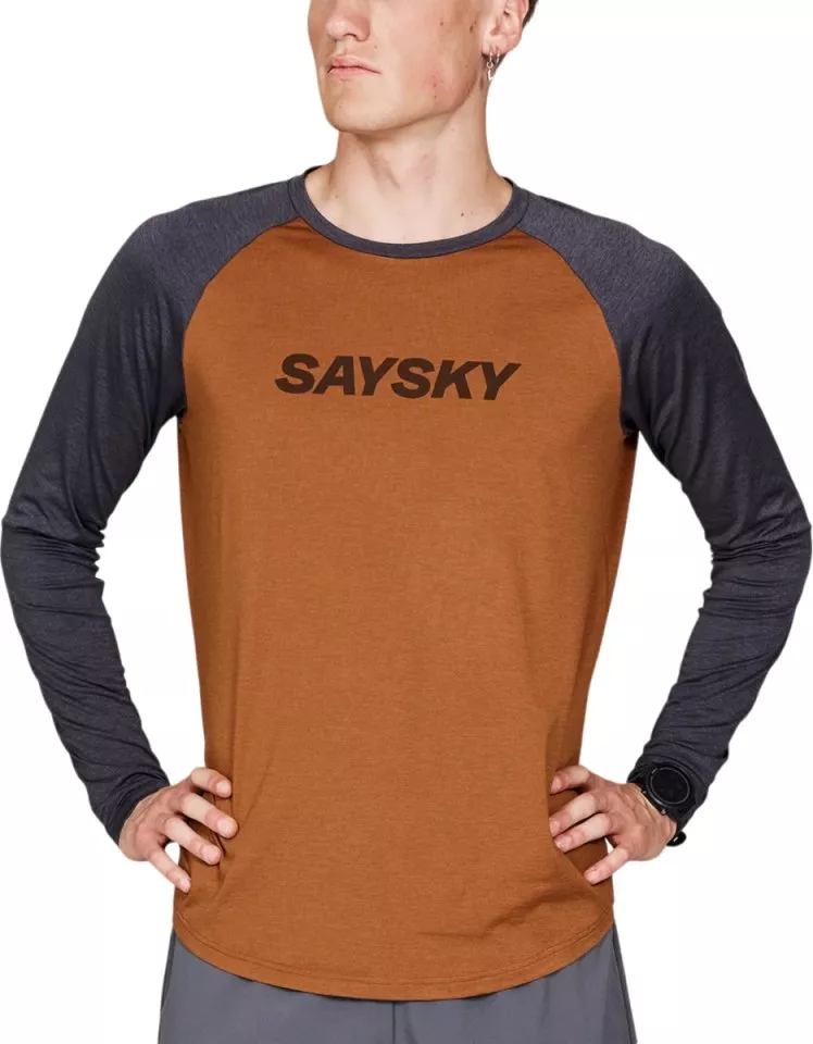 T-Shirt de manga comprida Saysky Logo Pace Long Sleeve
