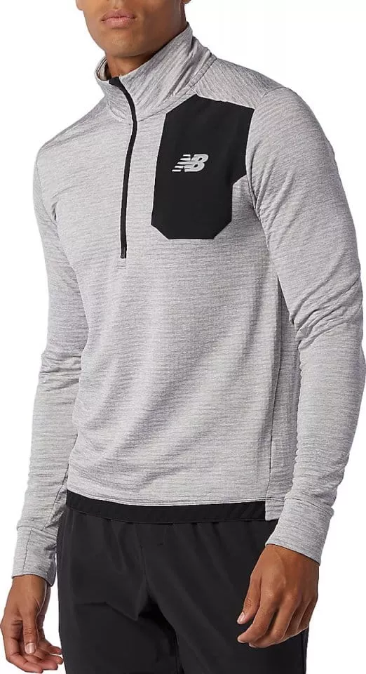 Majica dugih rukava New Balance NB Heat Grid Half Zip