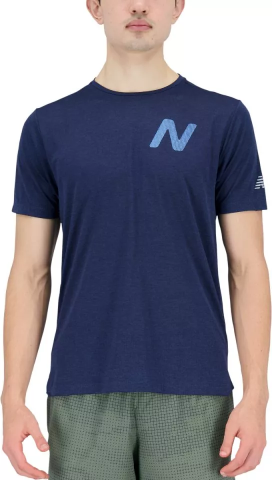 T-Shirt New Balance Graphic Impact Run Short Sleeve