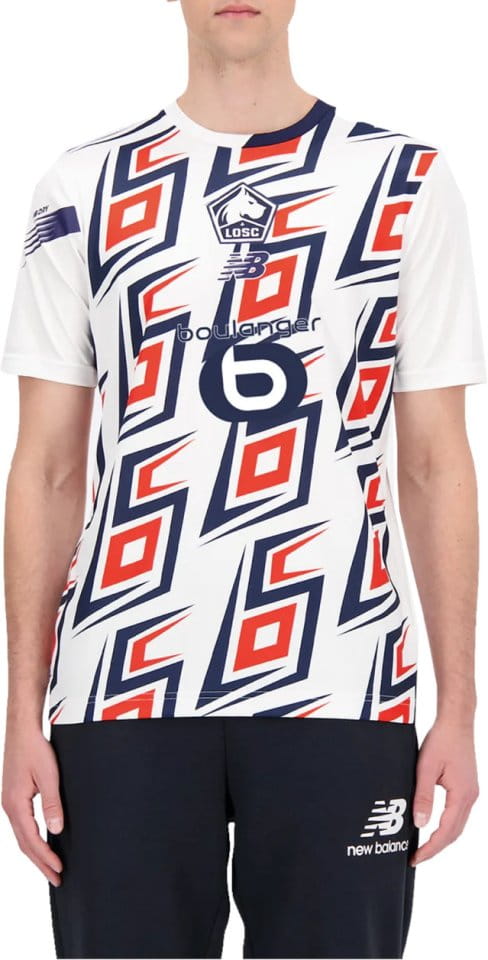New Balance LOSC Lille Prematch Shirt 2023/24 Rövid ujjú póló