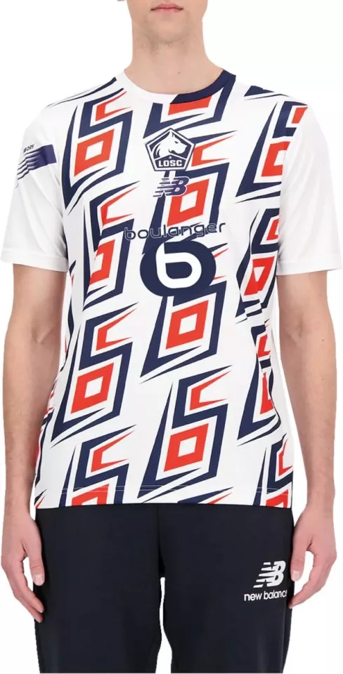 New Balance LOSC Lille Prematch Shirt 2023/24 Rövid ujjú póló