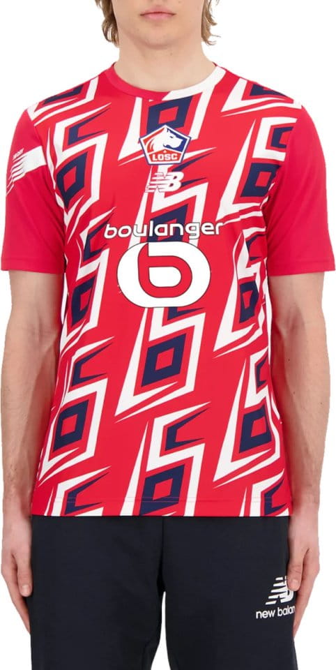 New Balance LOSC Lille Prematch Shirt 2023/24 Rövid ujjú póló