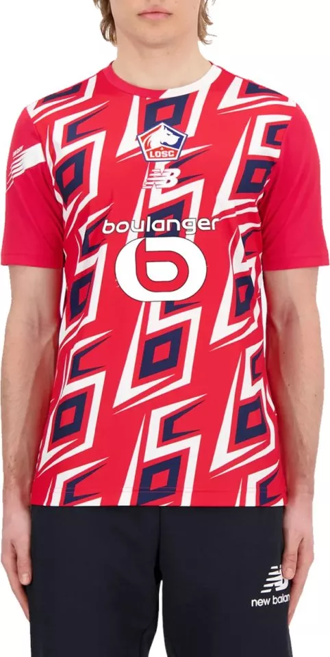 New Balance LOSC Lille Prematch Shirt 2023/24 Rövid ujjú póló