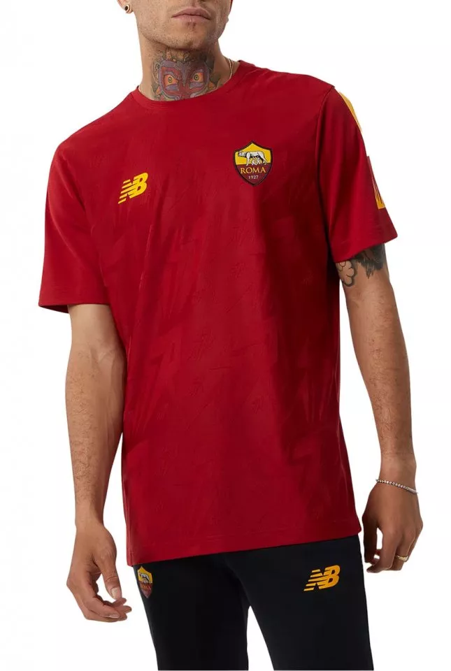Тениска New Balance AS Roma Prematch Shirt 2022/23