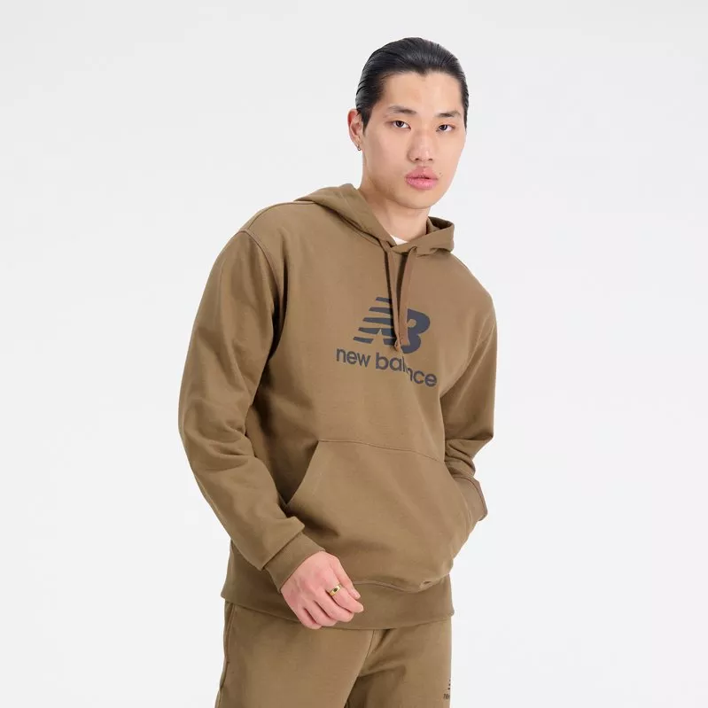 New Balance Essentials Stacked logo hoody Kapucnis melegítő felsők