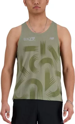 London Edition Printed Athletics Run Singlet