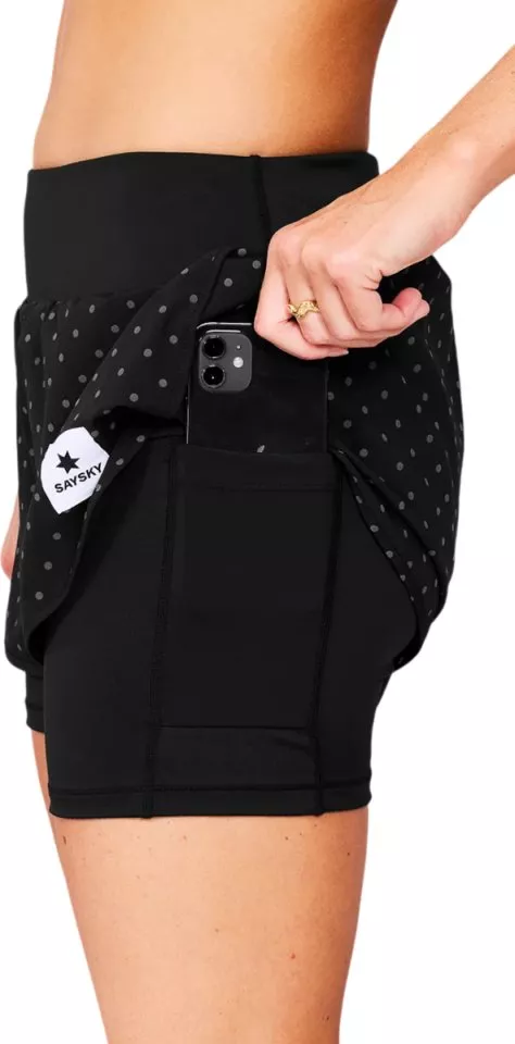 Saysky W Reflective Polka 2 In 1 Pace Shorts 3