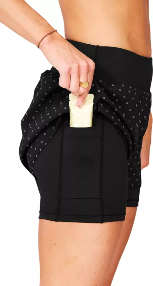 Saysky W Reflective Polka 2 In 1 Pace Shorts 3