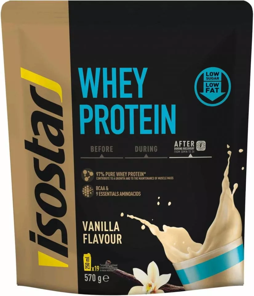 Σκόνες πρωτεΐνης Isostar 570g Whey Protein BCAA (DOY PACK)