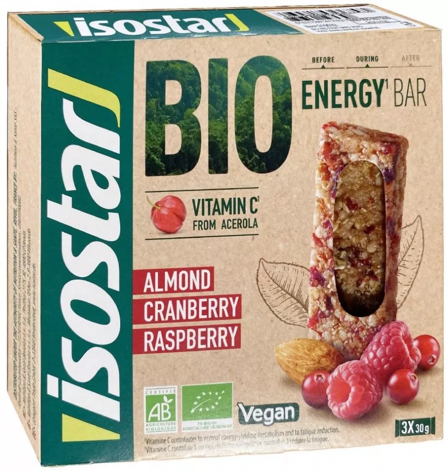 Barra Isostar 3x30g BIO ENERGY BAR