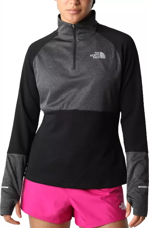Collegepaidat The North Face W 1-4 ZIP RUN FLEECE