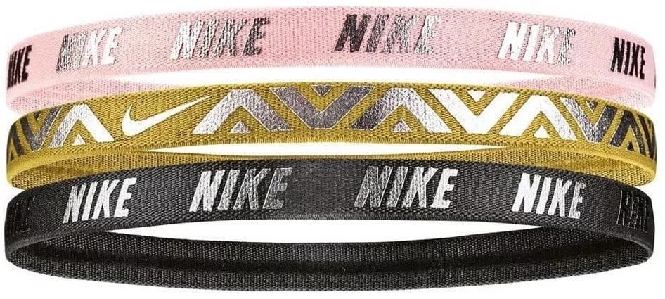 Nike metallic hairbands best sale