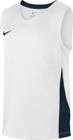 YOUTH TEAM BASKETBALL STOCK JERSEY-WHITE/OBSIDIAN