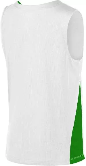 Koszulka Nike YOUTH TEAM BASKETBALL STOCK JERSEY-WHITE/PINE GREEN