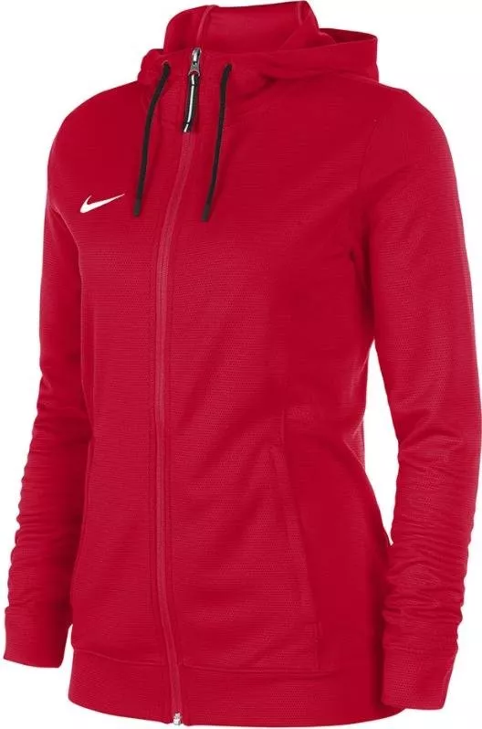 Bluza z kapturem Nike WOMEN S TEAM BASKETBALL HOODIE FULL ZIP -UNI RED