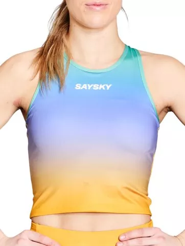 W Drip Dye Combat Crop Top